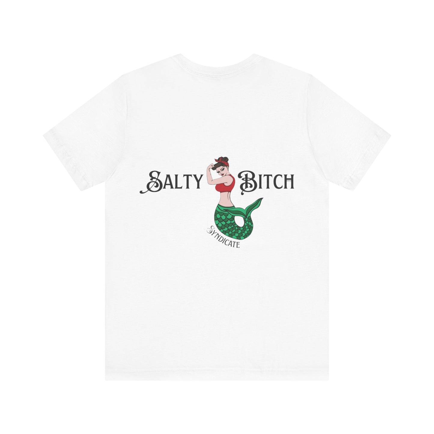 Back Horizontal Salty Bitch Logo Unisex Jersey Short Sleeve Tee