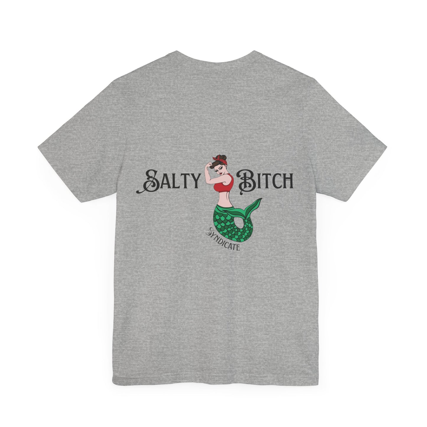 Back Horizontal Salty Bitch Logo Unisex Jersey Short Sleeve Tee