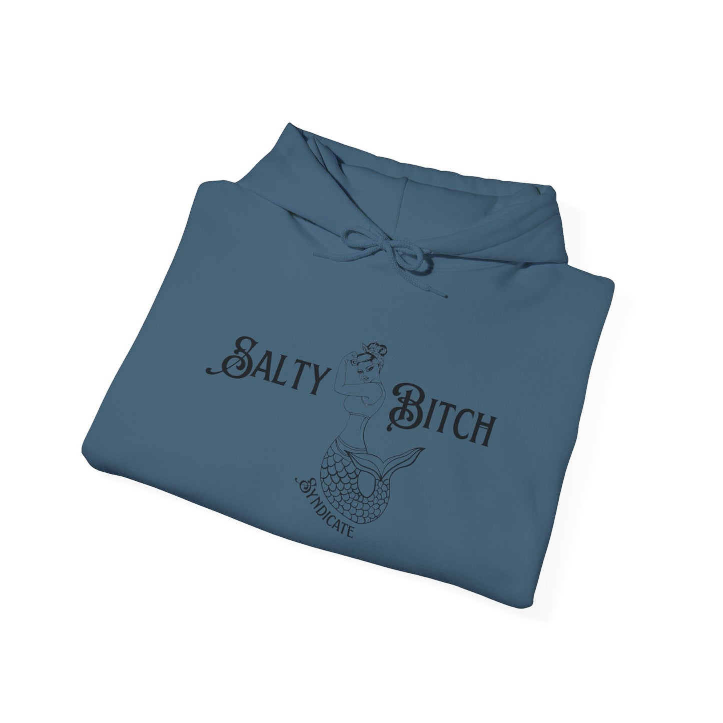 Horizontal Salty Bitch Logo Heavy Blend™ Hooded Sweatshirt