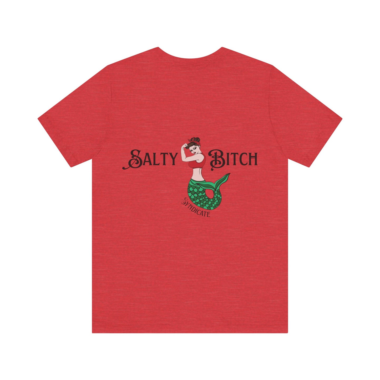 Back Horizontal Salty Bitch Logo Unisex Jersey Short Sleeve Tee