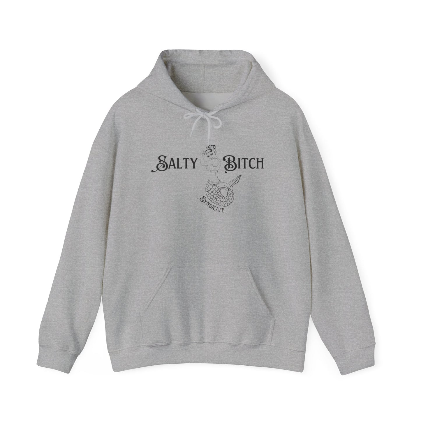 Horizontal Salty Bitch Logo Heavy Blend™ Hooded Sweatshirt