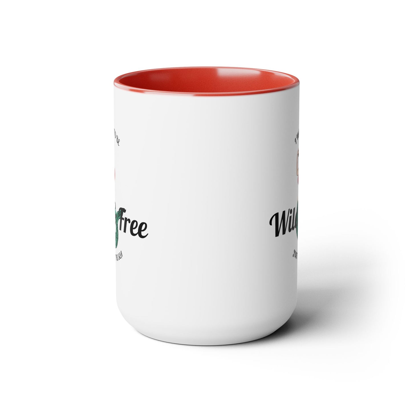 Wild & Free Two-Tone Coffee Mug, 15oz