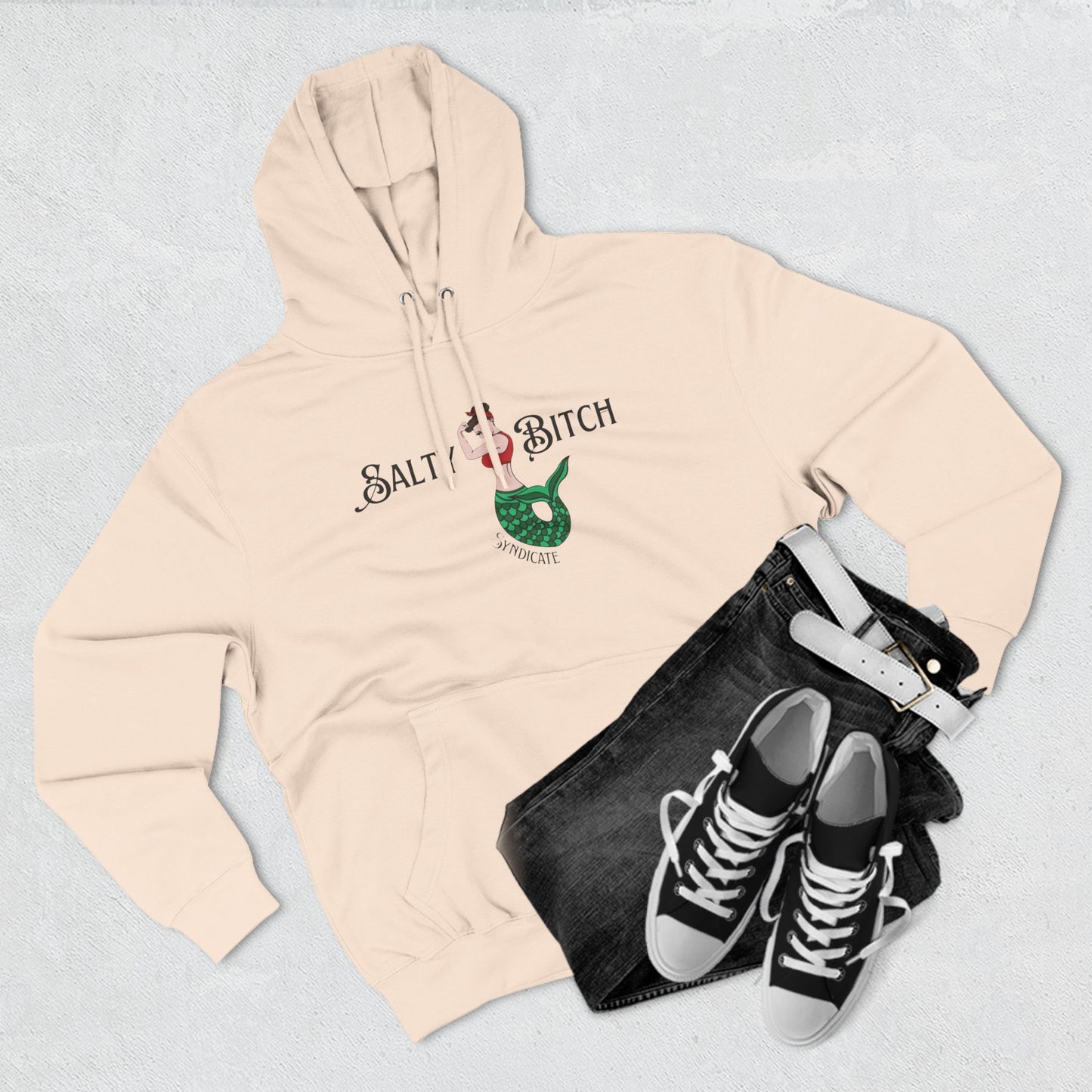 Classic Horizontal Salty Bitch Syndicate Logo Hoodie