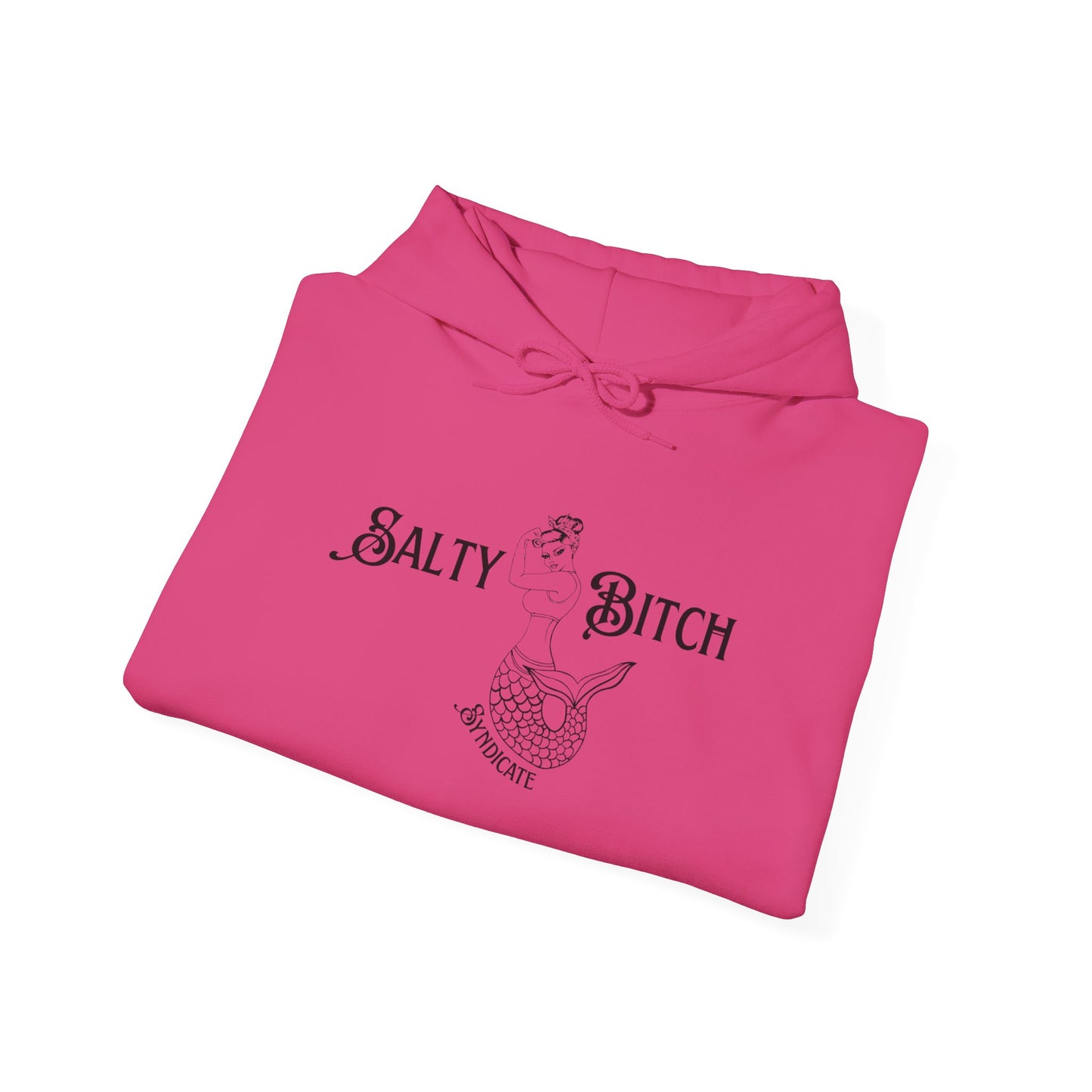 Horizontal Salty Bitch Logo Heavy Blend™ Hooded Sweatshirt