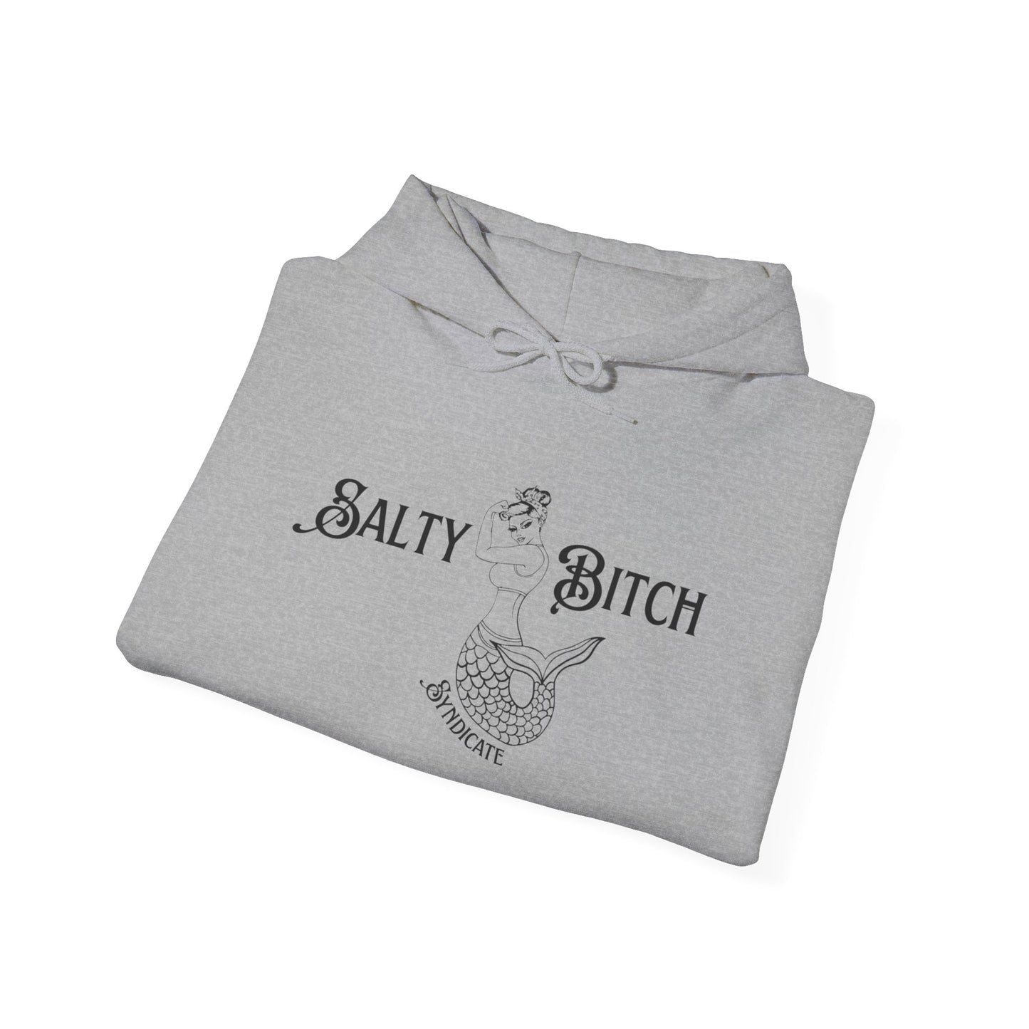 Horizontal Salty Bitch Logo Heavy Blend™ Hooded Sweatshirt