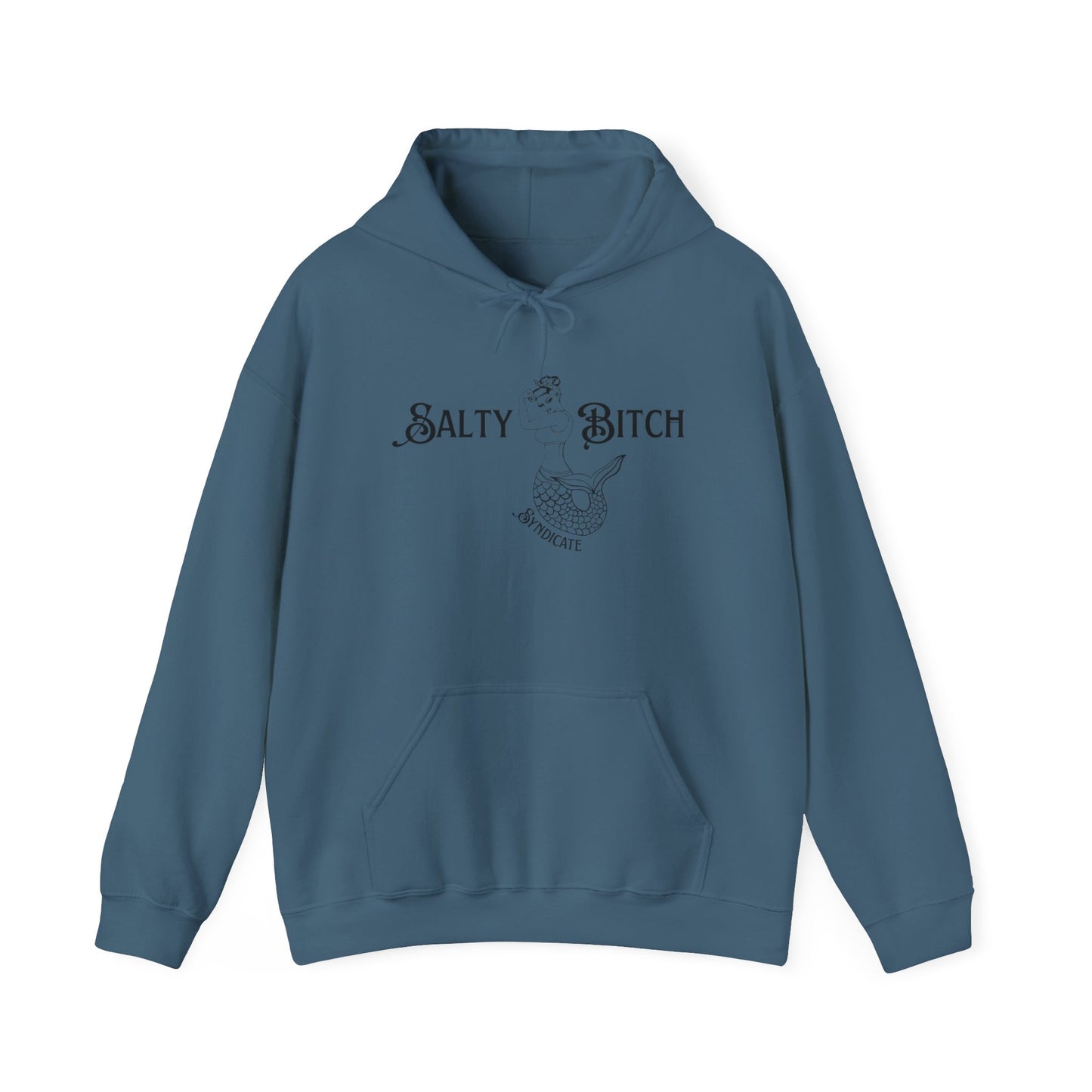 Horizontal Salty Bitch Logo Heavy Blend™ Hooded Sweatshirt