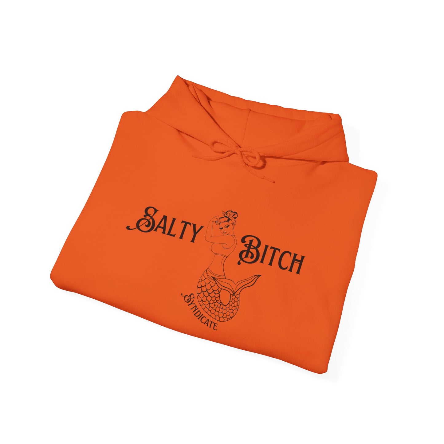 Horizontal Salty Bitch Logo Heavy Blend™ Hooded Sweatshirt